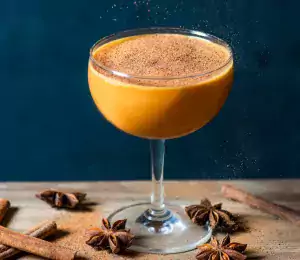 Cocktail ahumado de Calabaza picante